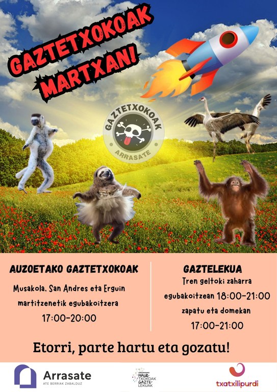 gaztetxokoak martxan