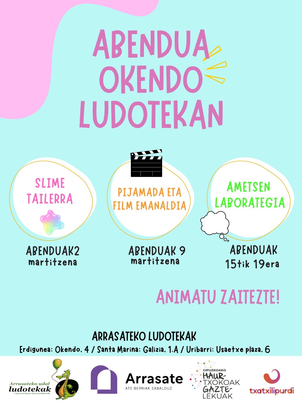 ABENDUKO EKINTZAK LUDOTEKAN