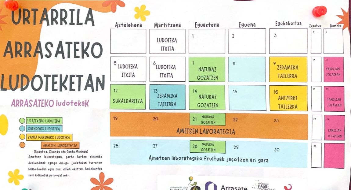 Badatoz urtarrileko ekintza bereziak!