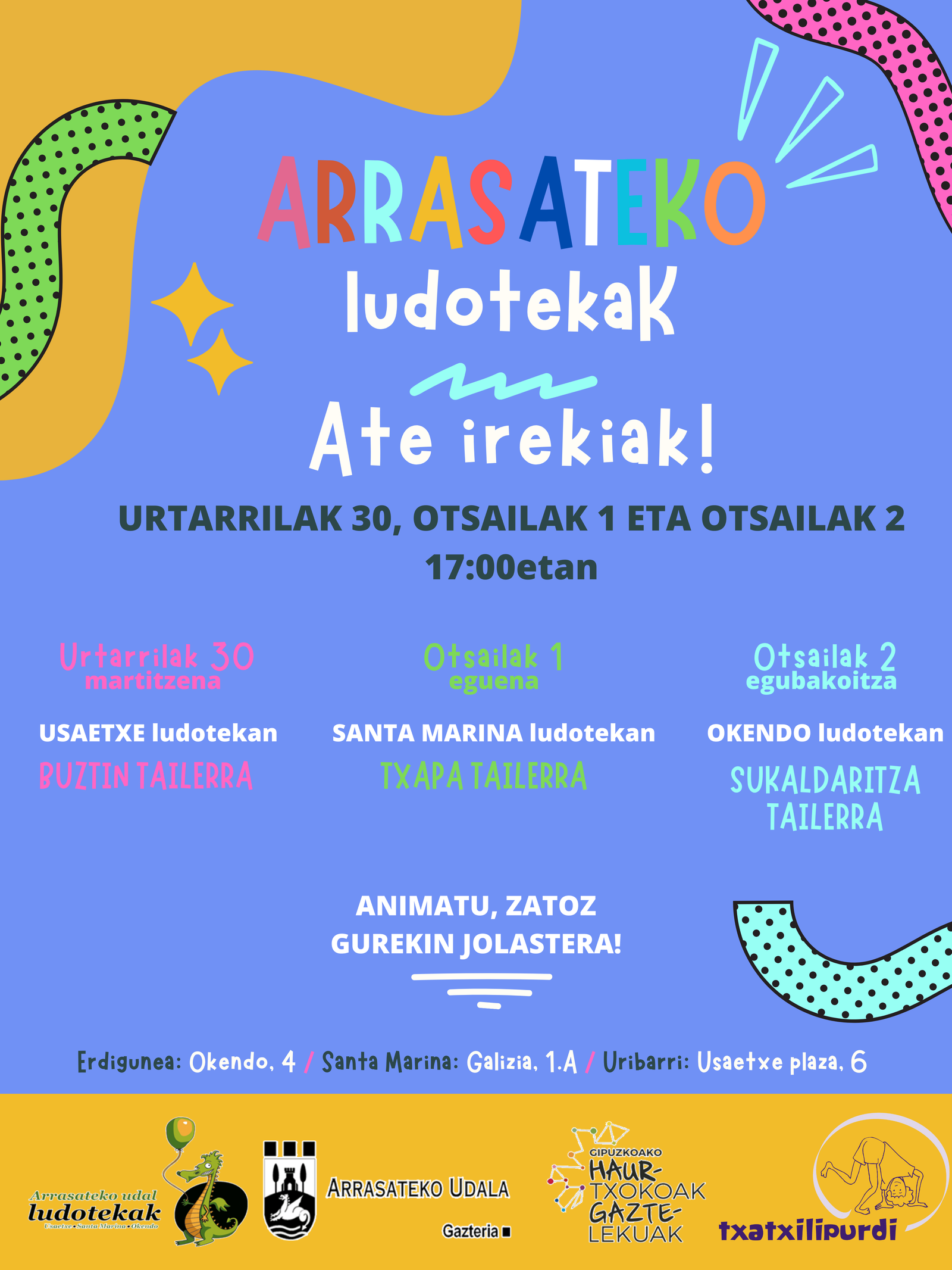 Urtarrila ekintza bereziz beteta!