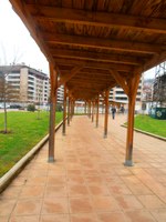 Parkeko pergola.